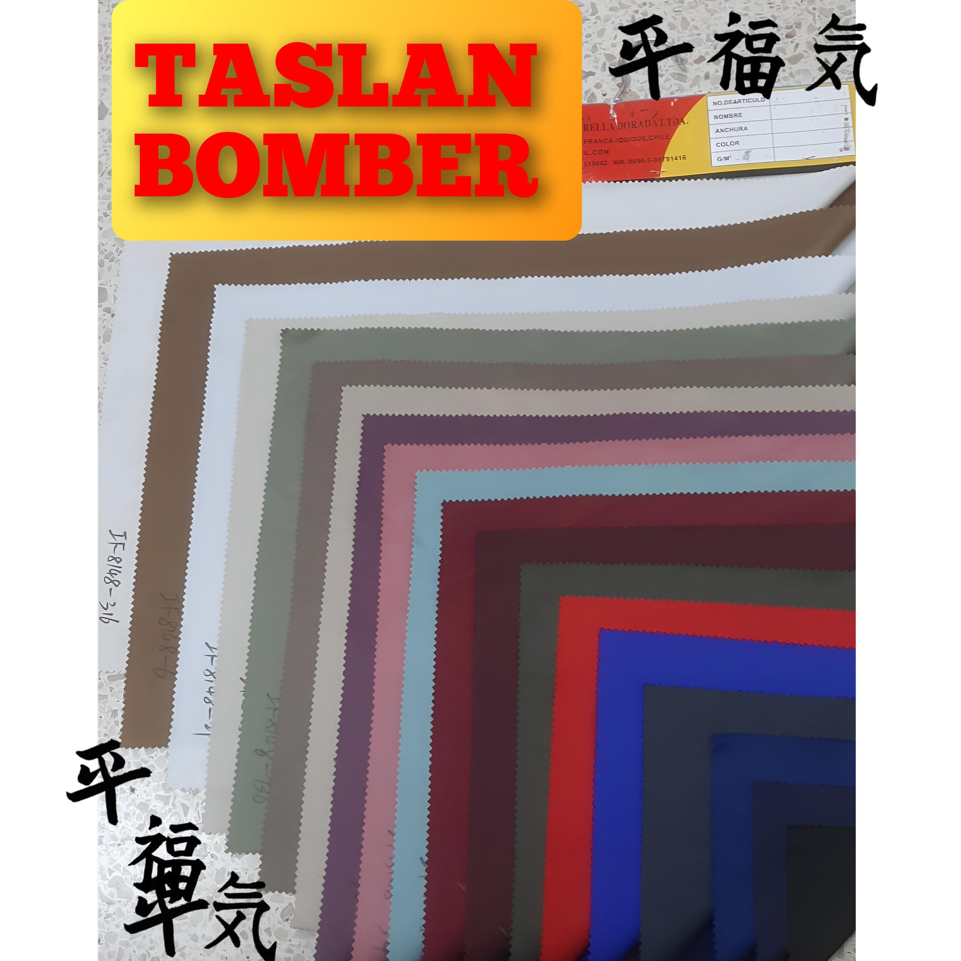 Tela Taslan Bomber Richartex