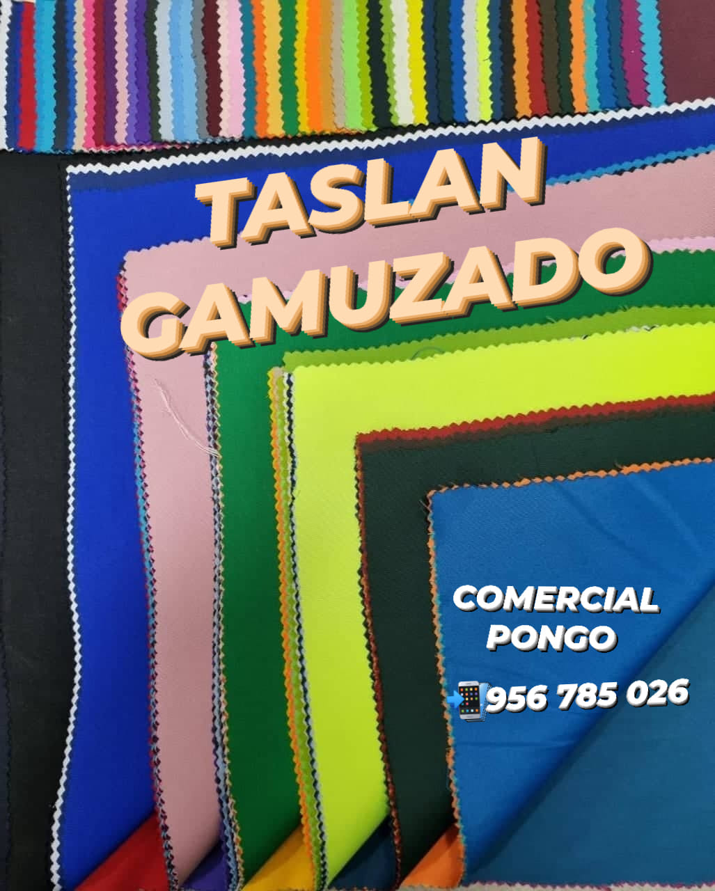 Tela Taslan Gamuzado Comercial Pongo