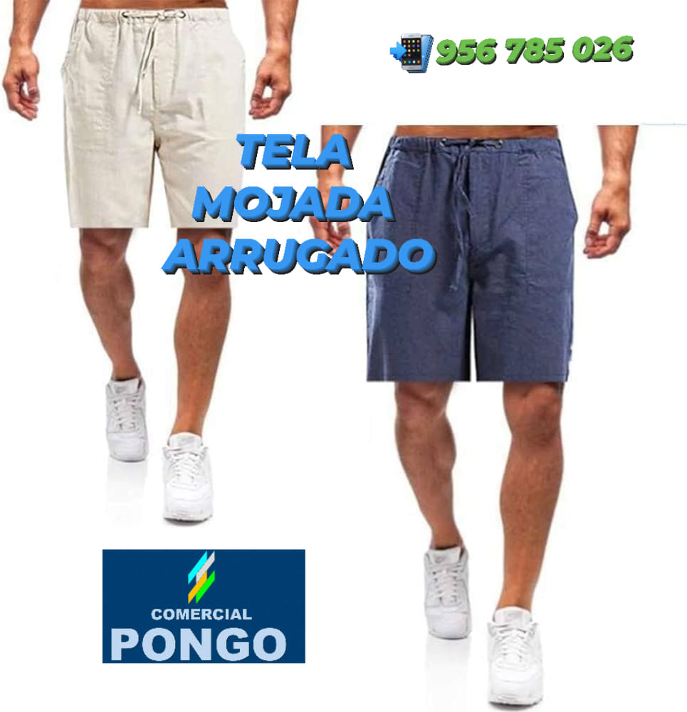 Tela Mojada Corrugado o Arrugado Comercial Pongo