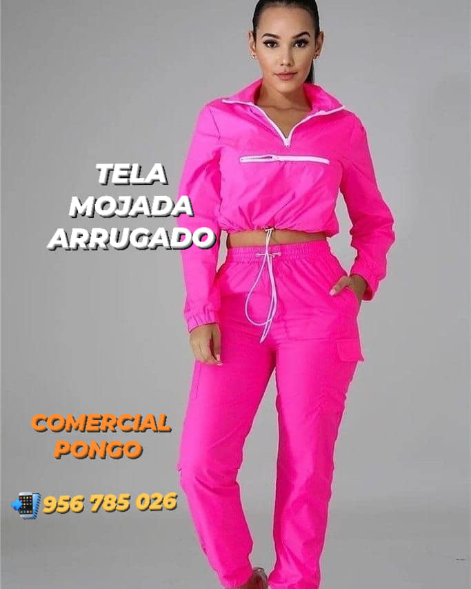 Tela Mojada Corrugado o Arrugado Comercial Pongo