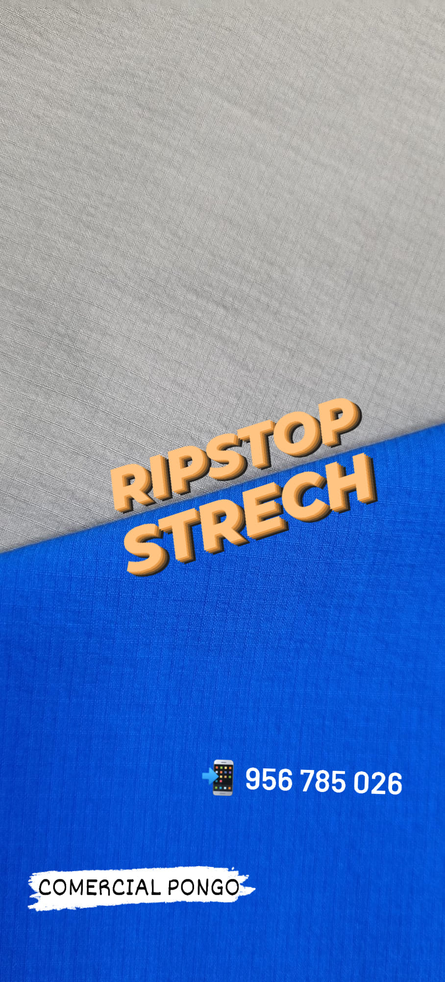 Tela Ripstop Strech Comercial Pongo