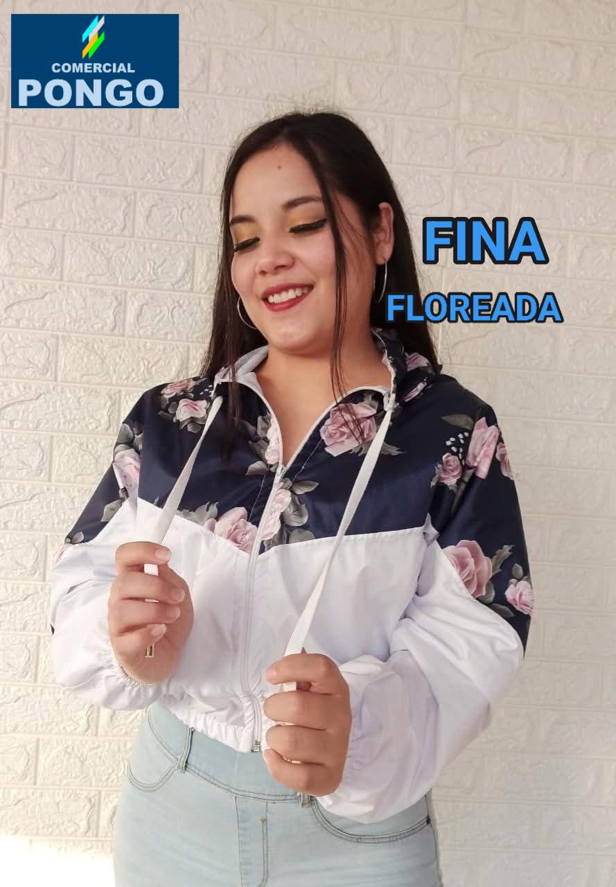 Tela Fina Floreada Comercial Pongo
