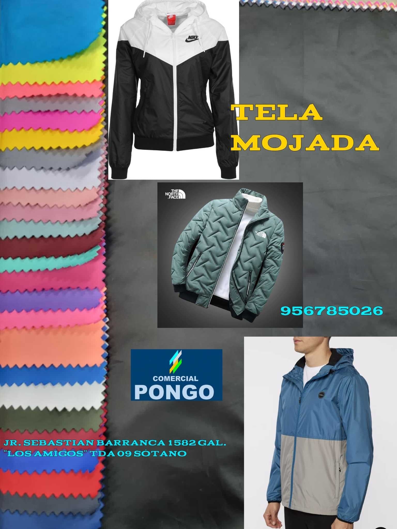 Tela Mojada con Brillo Comercial Pongo